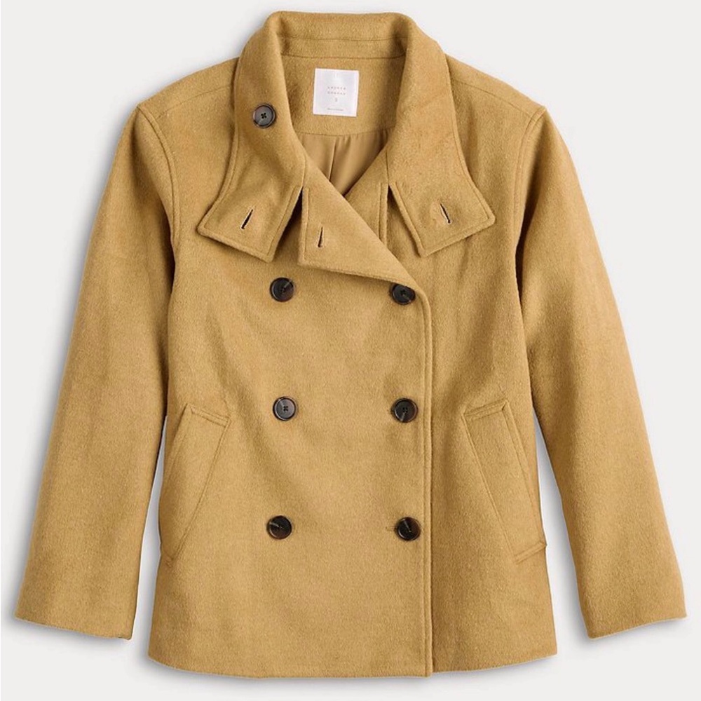 LC Lauren Conrad Double-Breasted Pea Coat size Medium - Picture 12 of 12